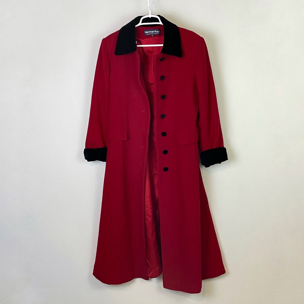 Herman Kay Long Wool Coat